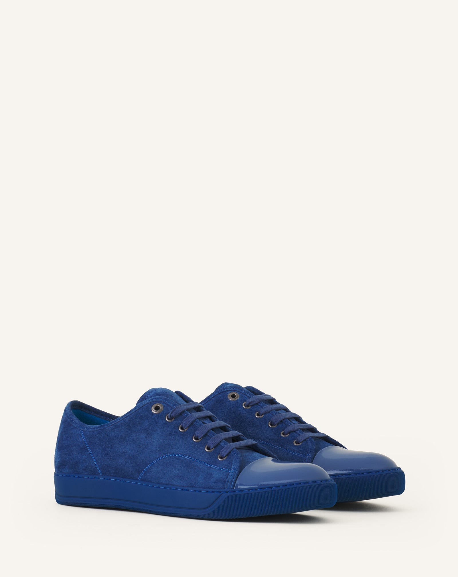 Blue Dbb1 Sneakers In Suede And Patent Leather