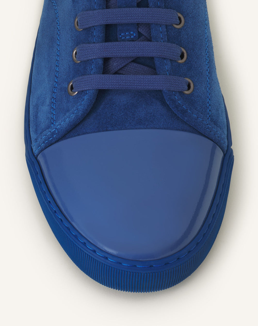 Blue Dbb1 Sneakers In Suede And Patent Leather