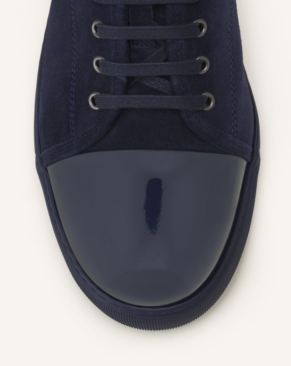 Blue Dbb1 Sneakers In Suede And Patent Leather