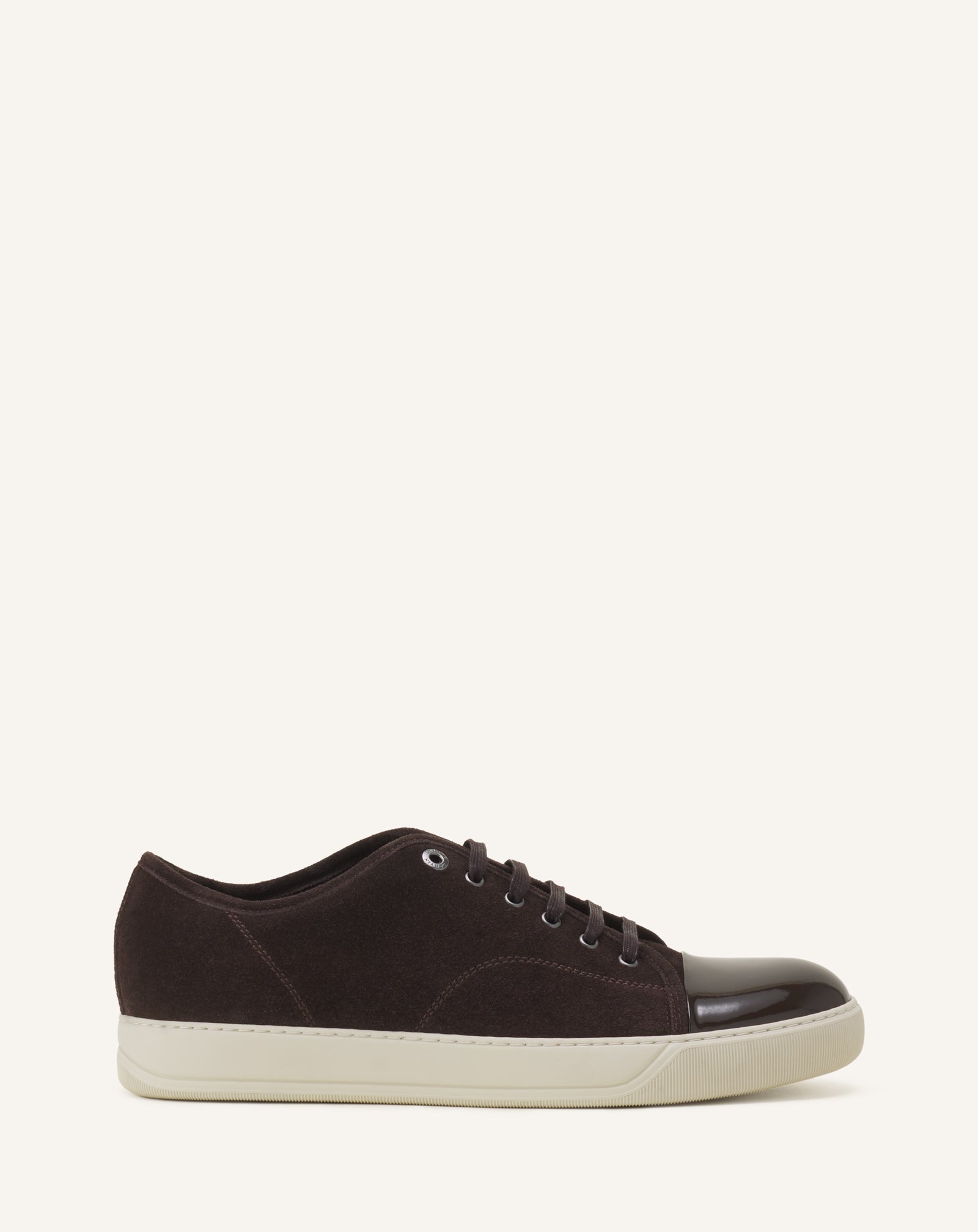 Brown Dbb1 Sneakers In Suede And Patent Leather