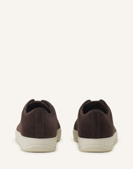 Brown Dbb1 Sneakers In Suede And Patent Leather