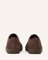 Brown Dbb1 Sneakers In Suede And Patent Leather