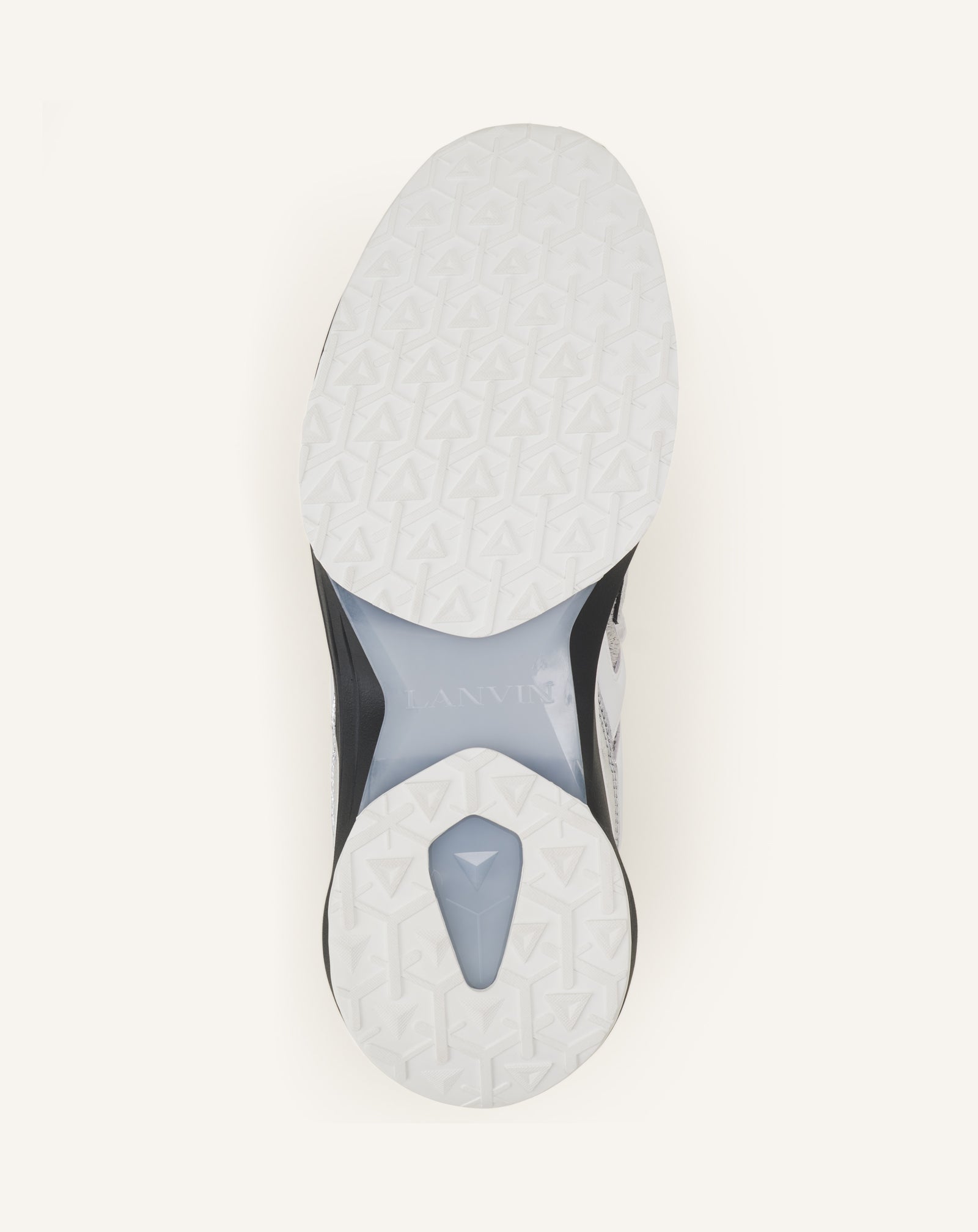 Sneakers Jla En Cuir Metallise Froisses Silver