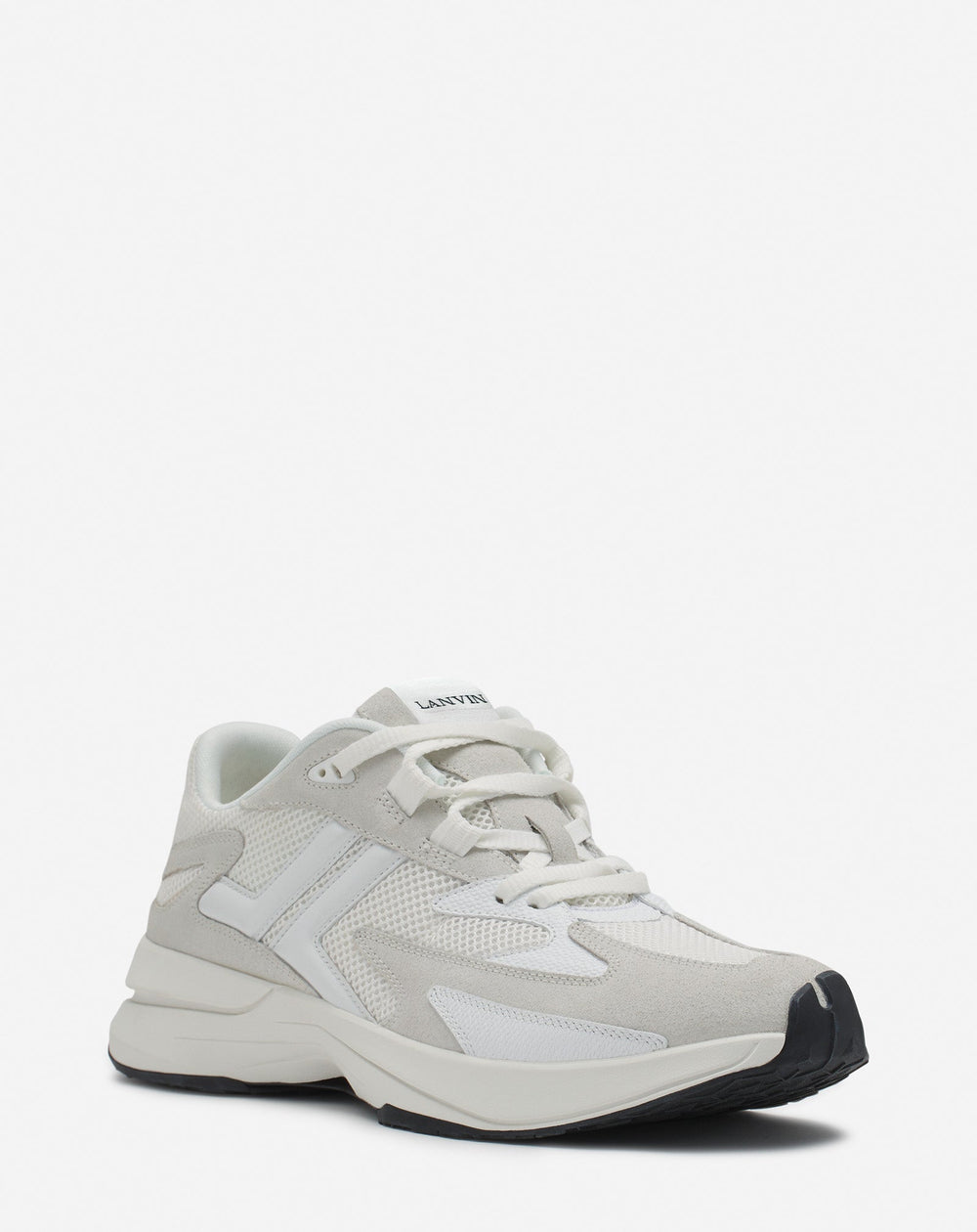 White Jla Mesh Sneakers
