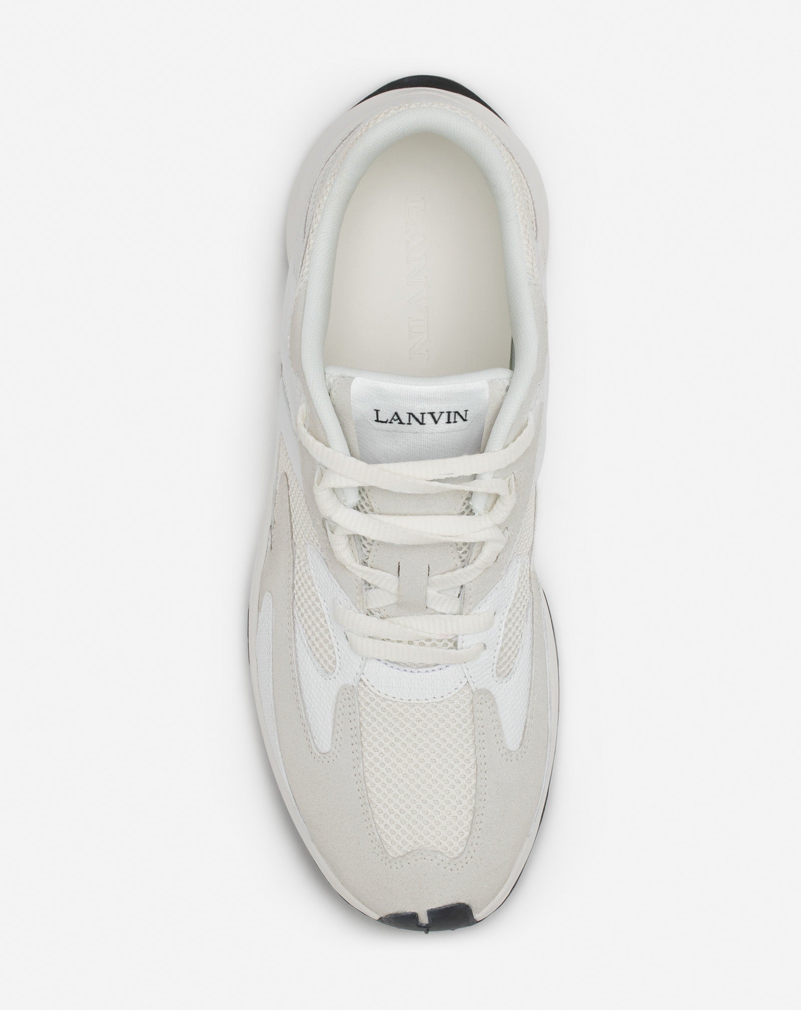 White Jla Mesh Sneakers