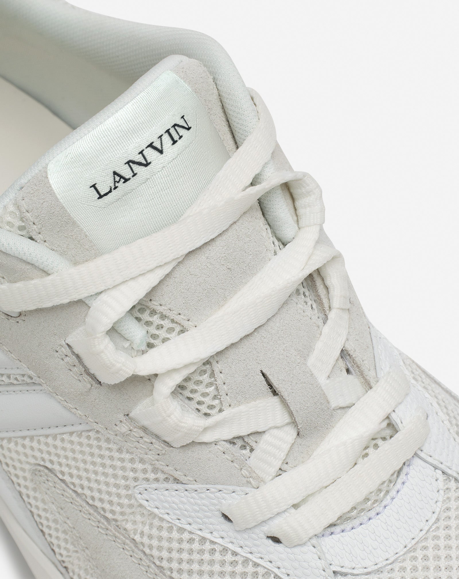 White Jla Mesh Sneakers
