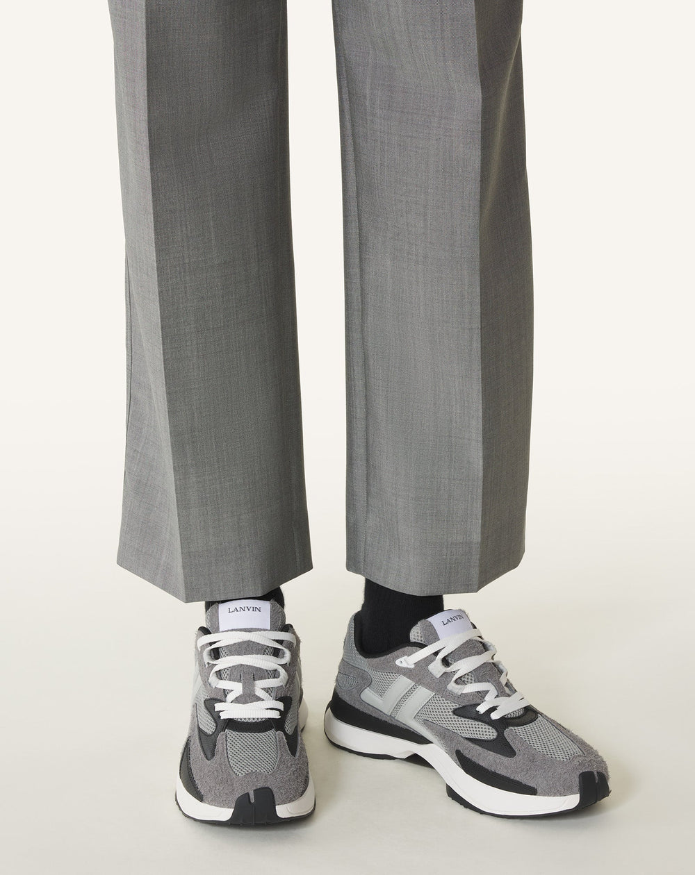 Grey Jla Mesh Sneakers