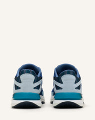 Sneakers Jla En Mesh Et Cuir Métallisé Blue