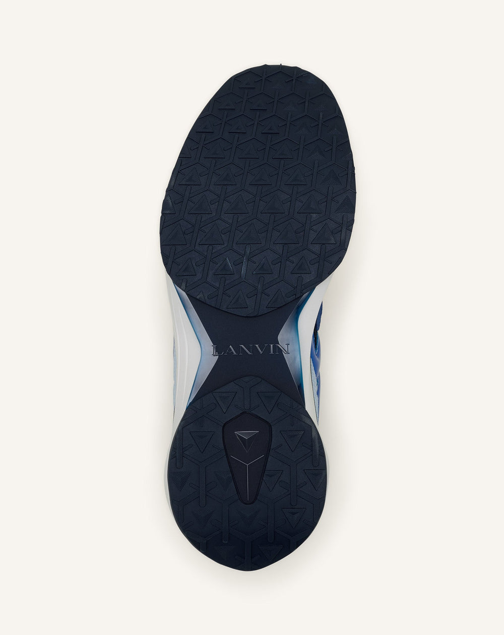Sneakers Jla En Mesh Et Cuir Métallisé Blue