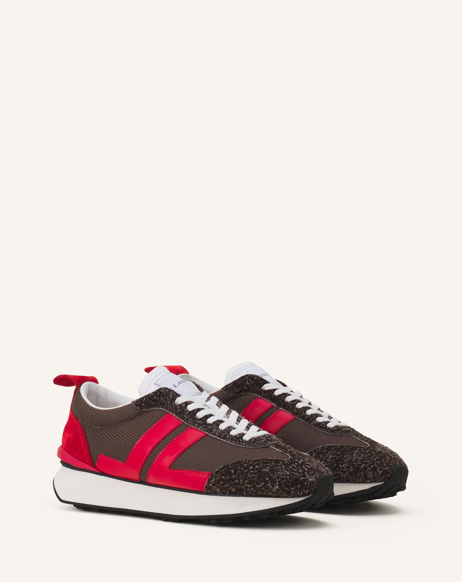 Brown Bumpr Mesh Sneakers