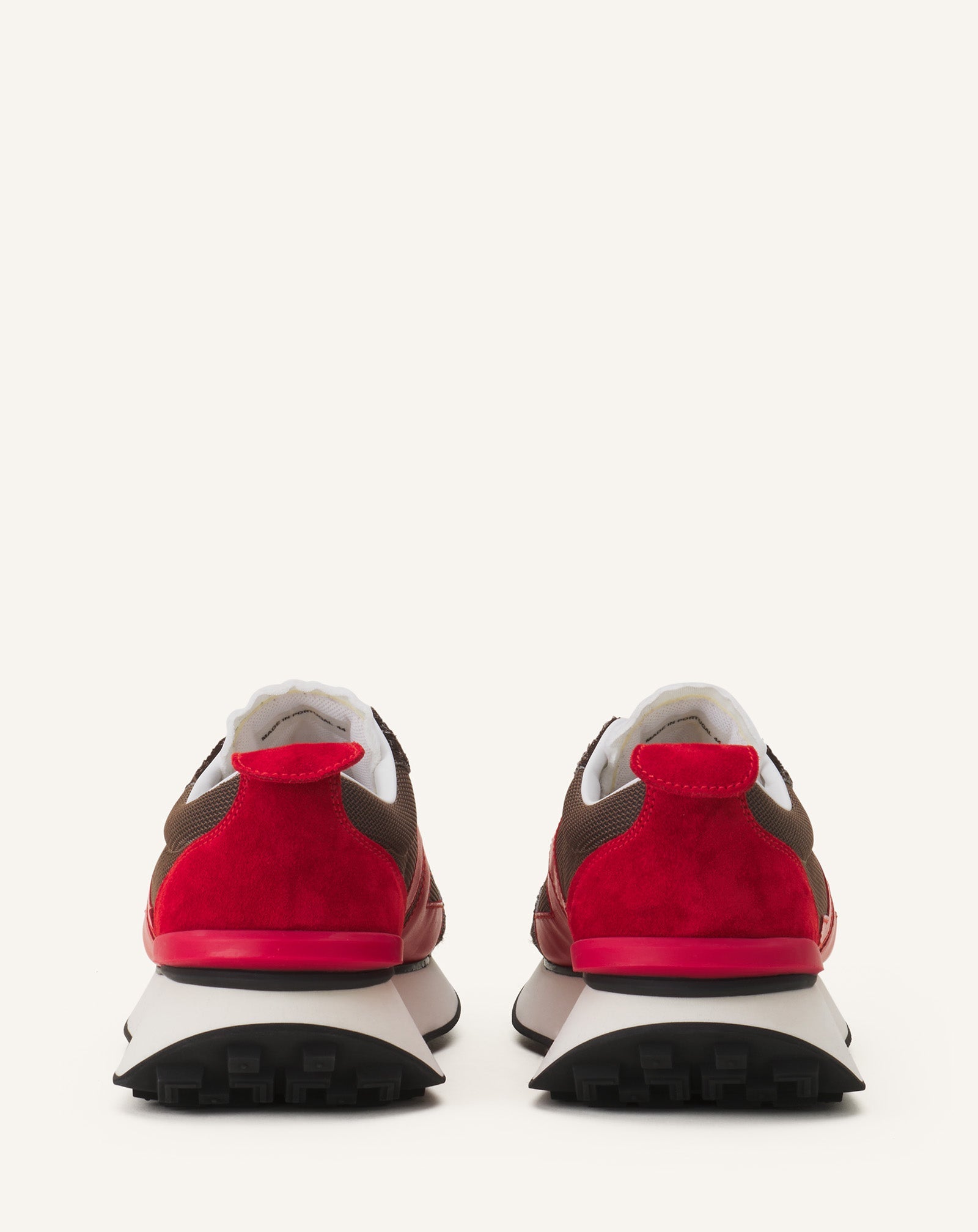 Brown Bumpr Mesh Sneakers