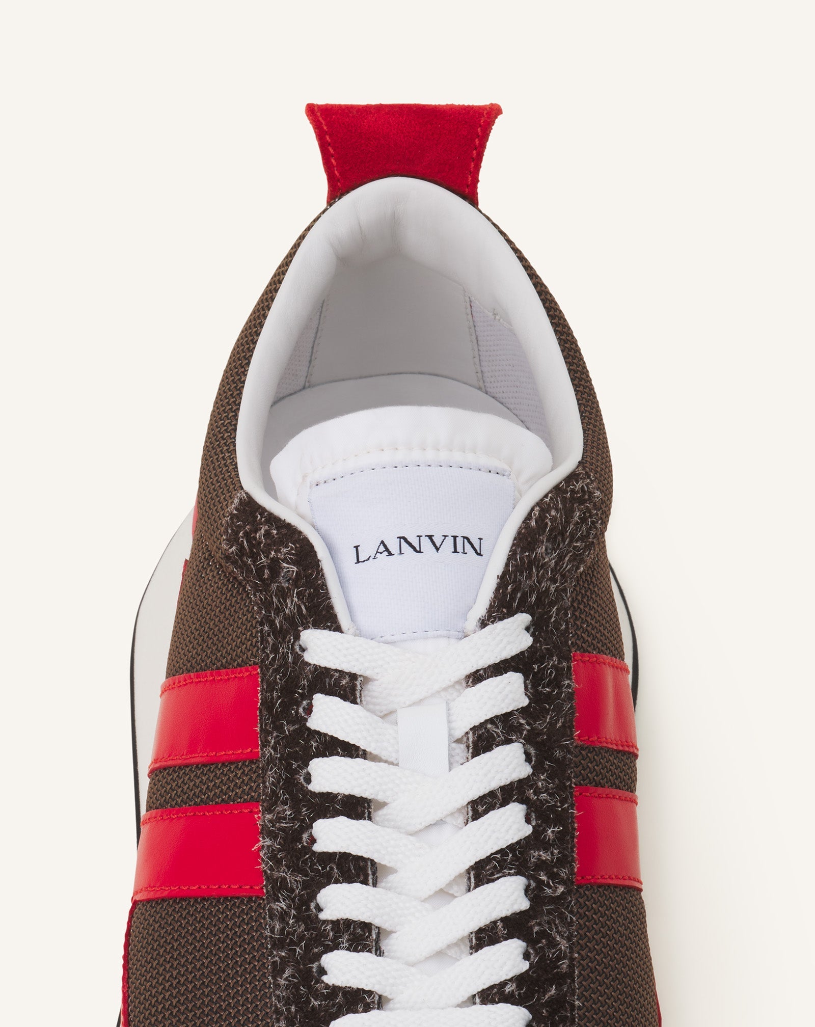 Brown Bumpr Mesh Sneakers