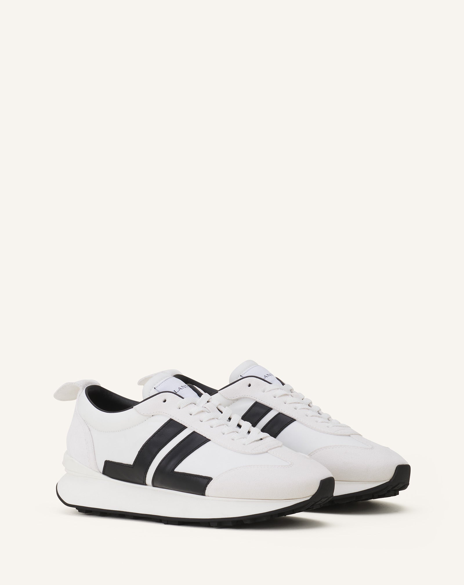 White Bumpr Nylon Sneakers