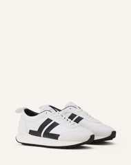 White Bumpr Nylon Sneakers