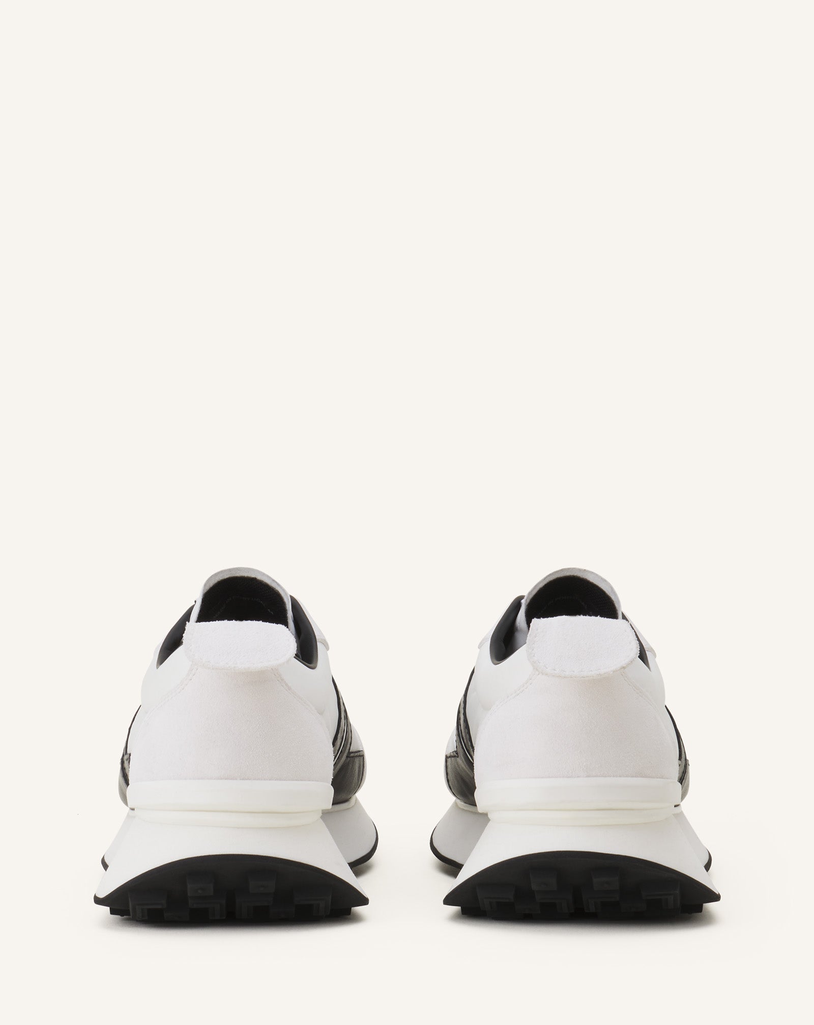 White Bumpr Nylon Sneakers
