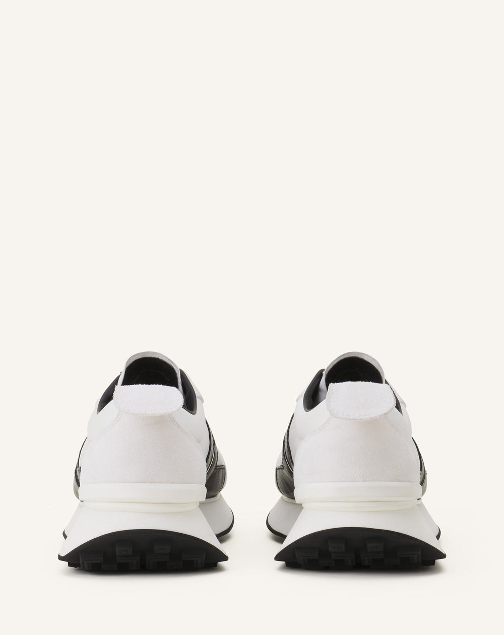 White Bumpr Nylon Sneakers