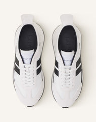 White Bumpr Nylon Sneakers