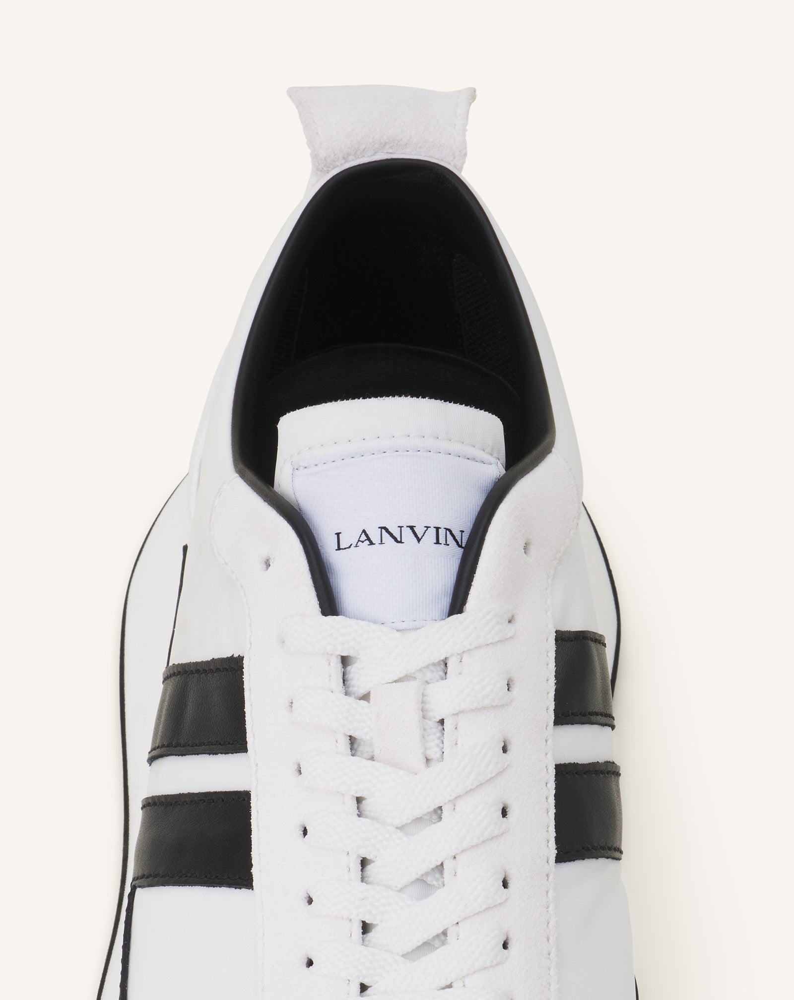 White Bumpr Nylon Sneakers