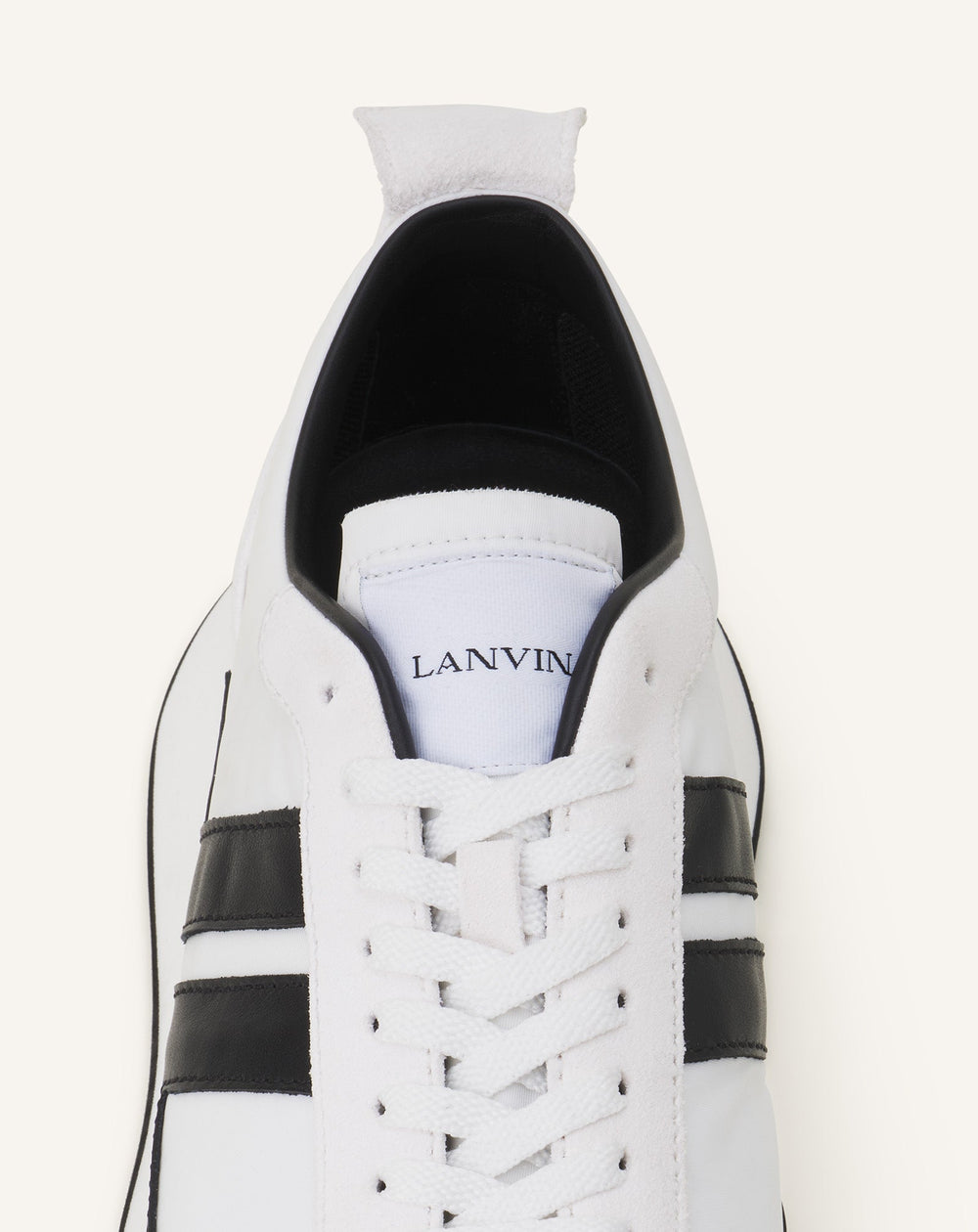 White Bumpr Nylon Sneakers