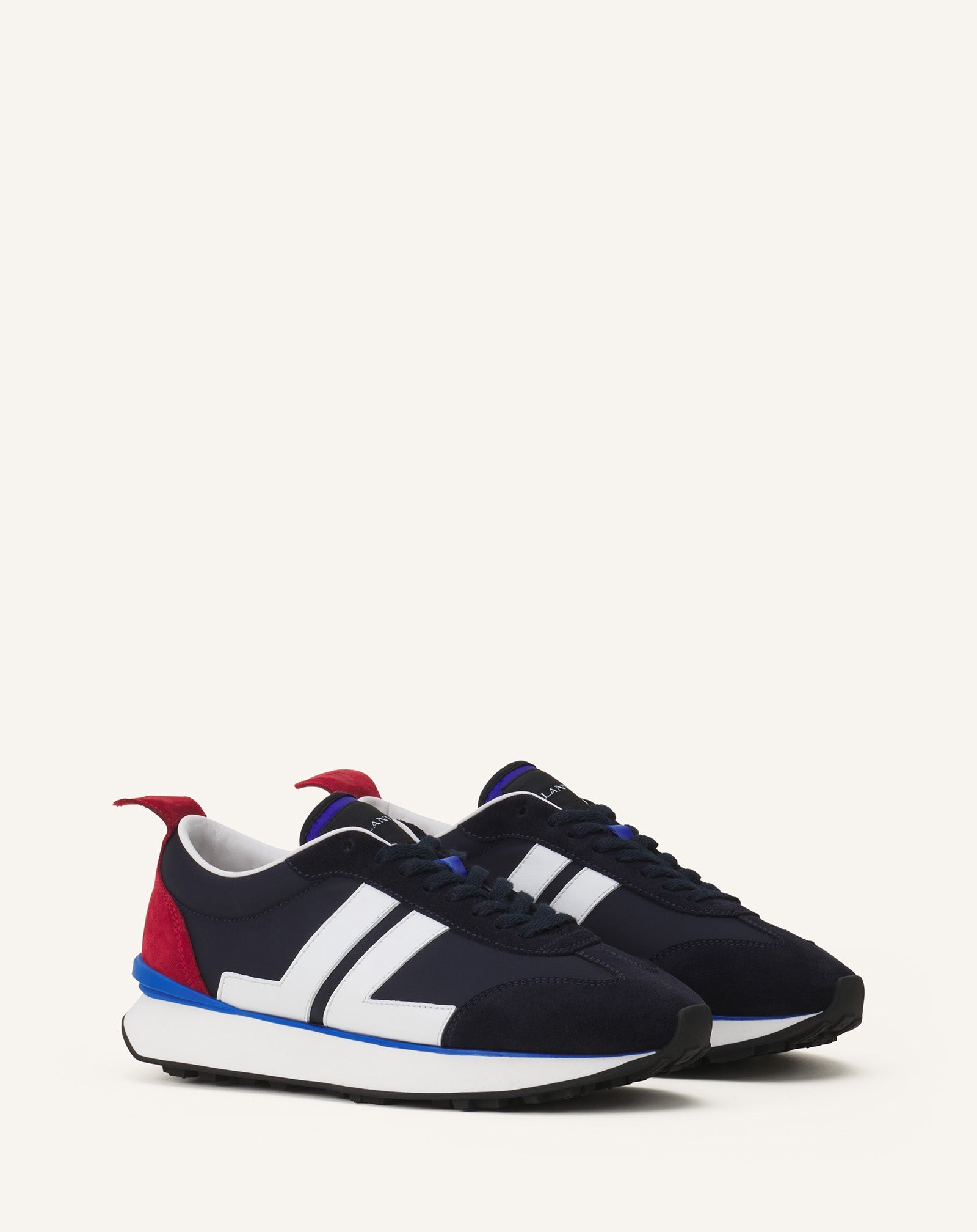 White Bumpr Nylon Sneakers