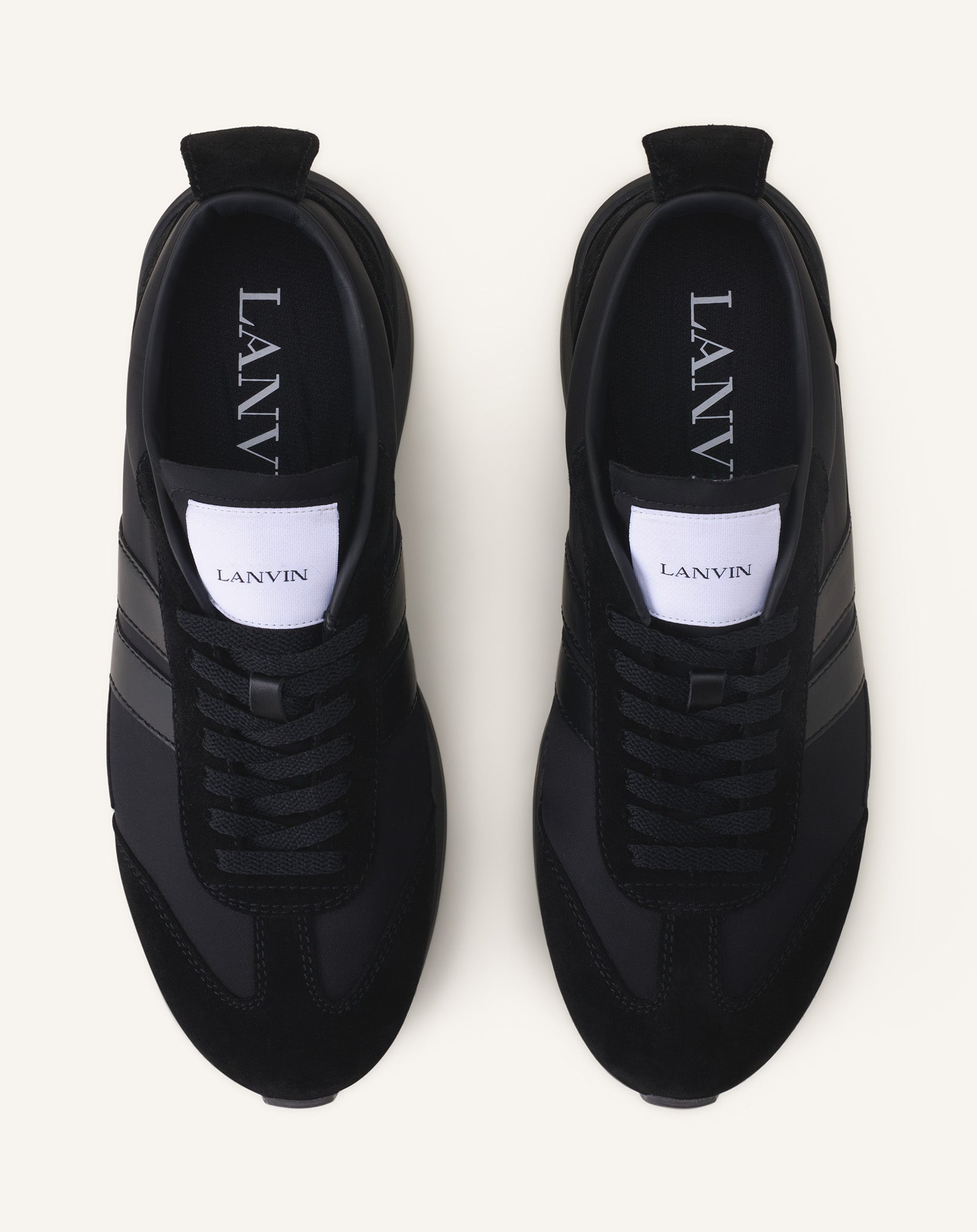 Black Bumpr Nylon Sneakers