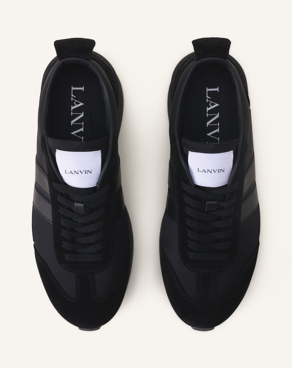 Black Bumpr Nylon Sneakers