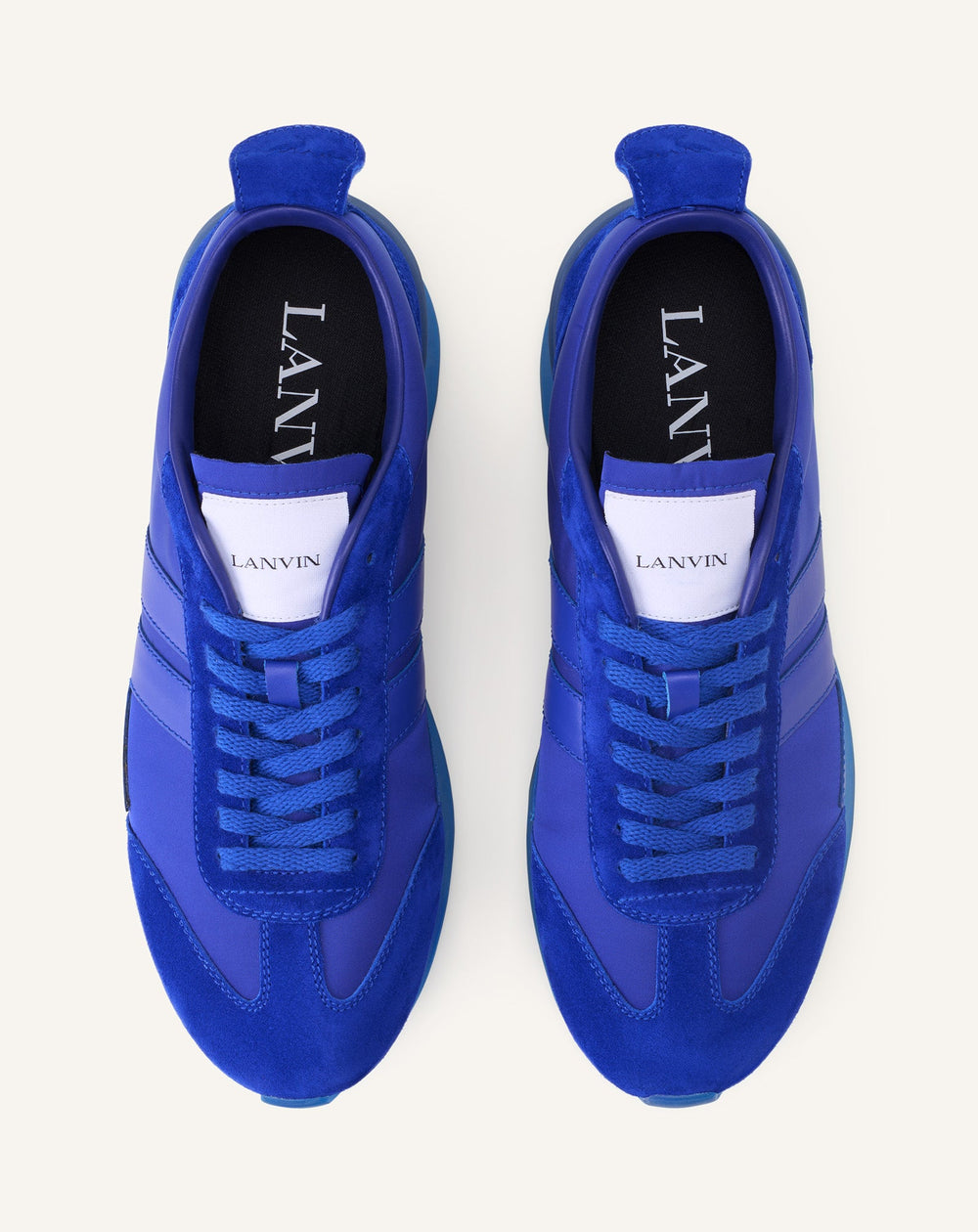 Blue Bumpr Nylon Sneakers