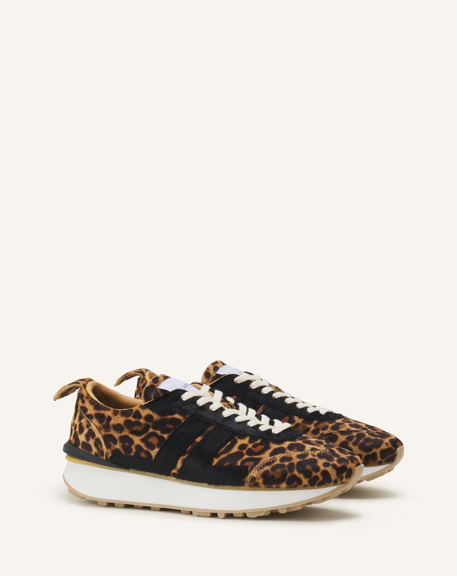 Bumpr Imprimée Leopard En Pony Beige