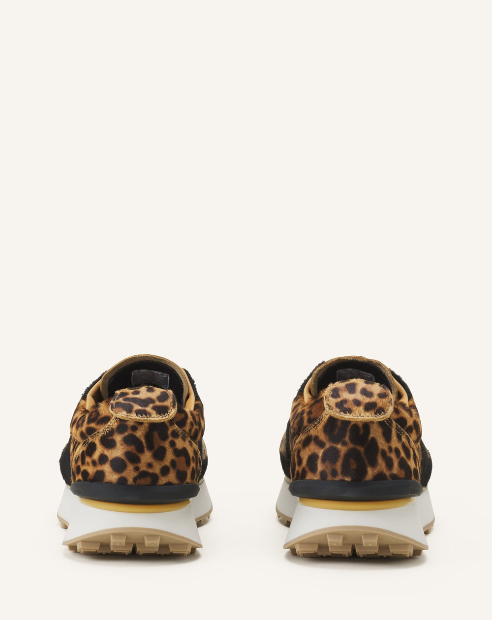 Bumpr Imprimée Leopard En Pony Beige