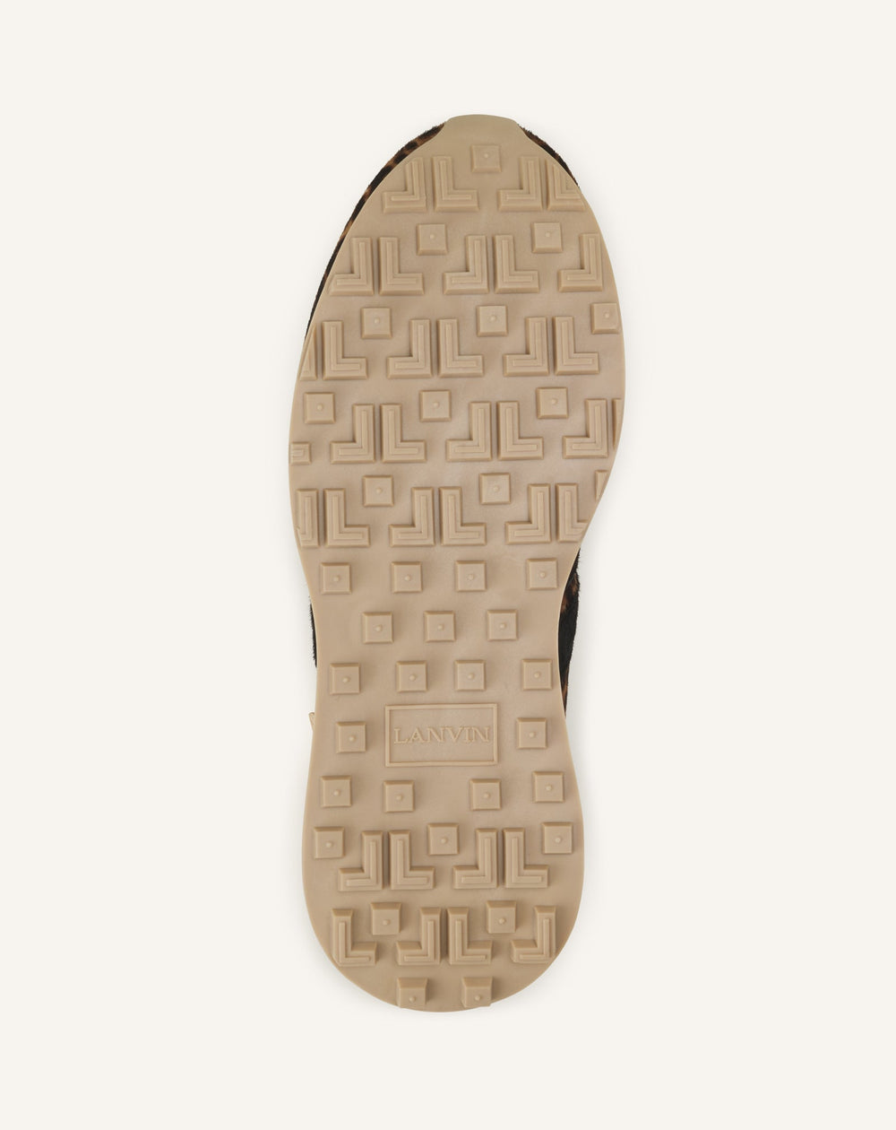 Bumpr Imprimée Leopard En Pony Beige