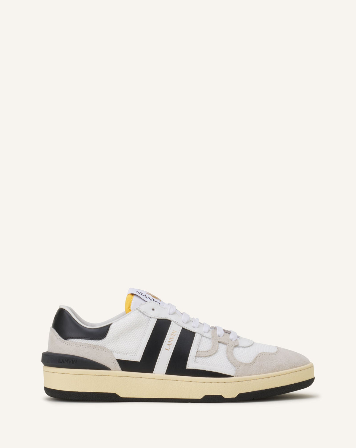 White Clay Mesh Sneakers