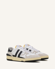 White Clay Mesh Sneakers