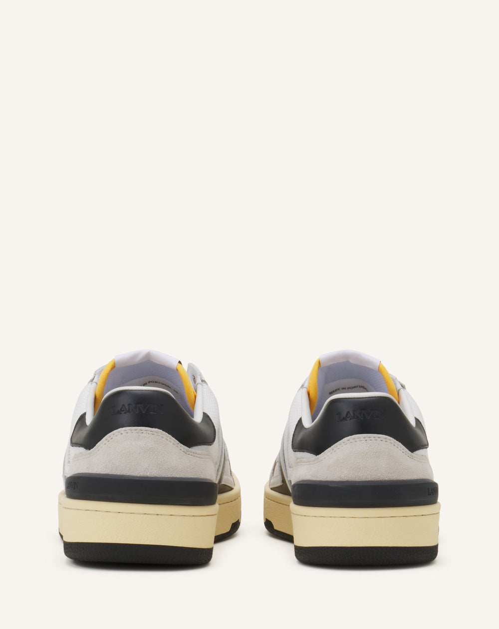 White Clay Mesh Sneakers