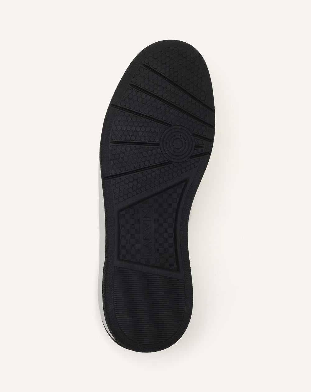 Sneakers Clay En Cuir Perforé Et Suède Black