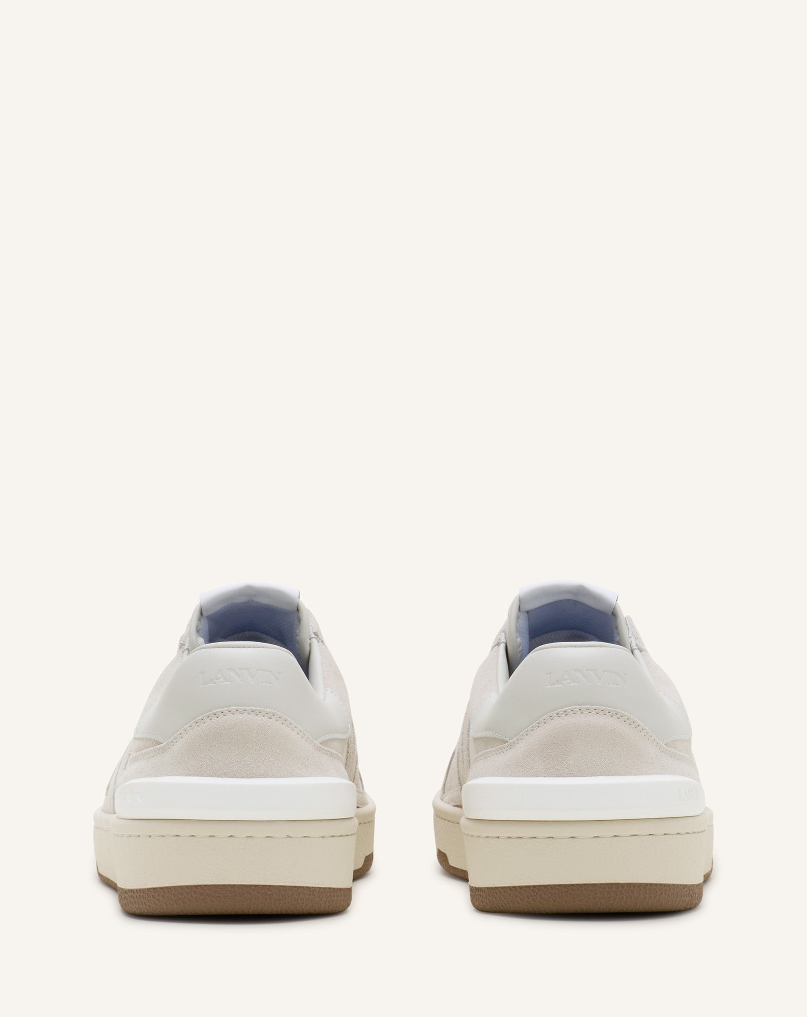 White Clay Mesh Sneakers