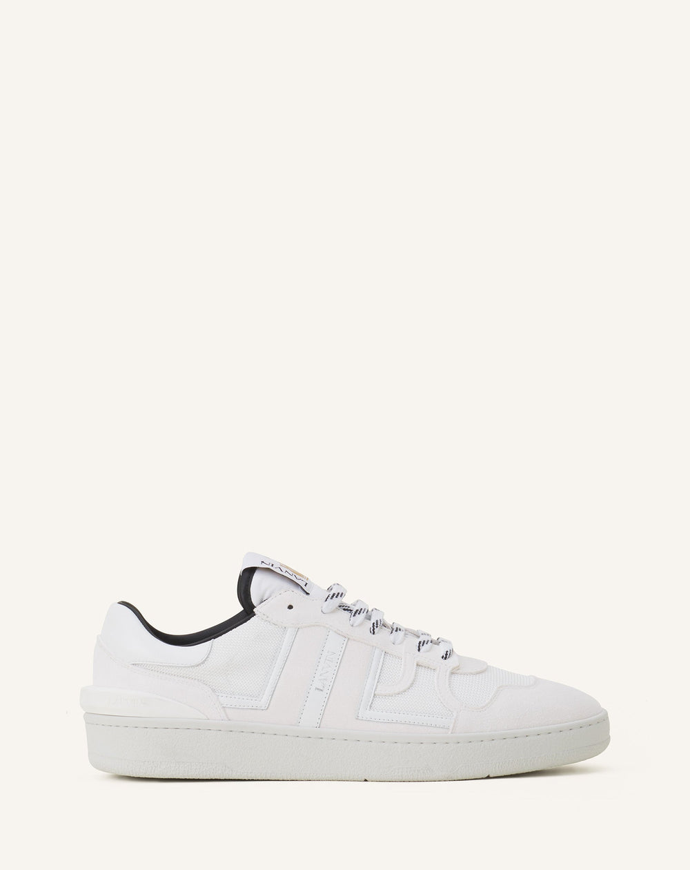 White Clay Mesh Sneakers
