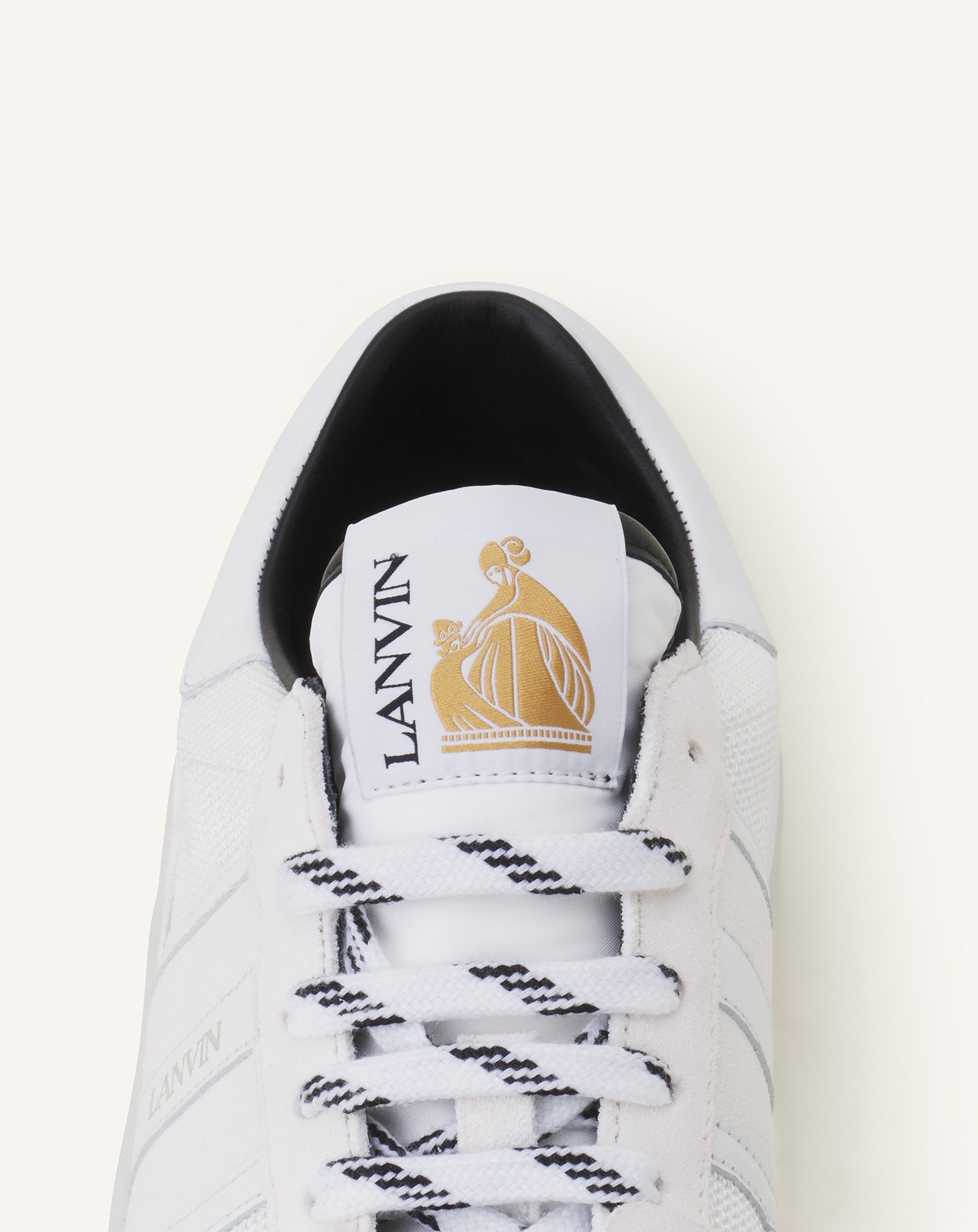 White Clay Mesh Sneakers