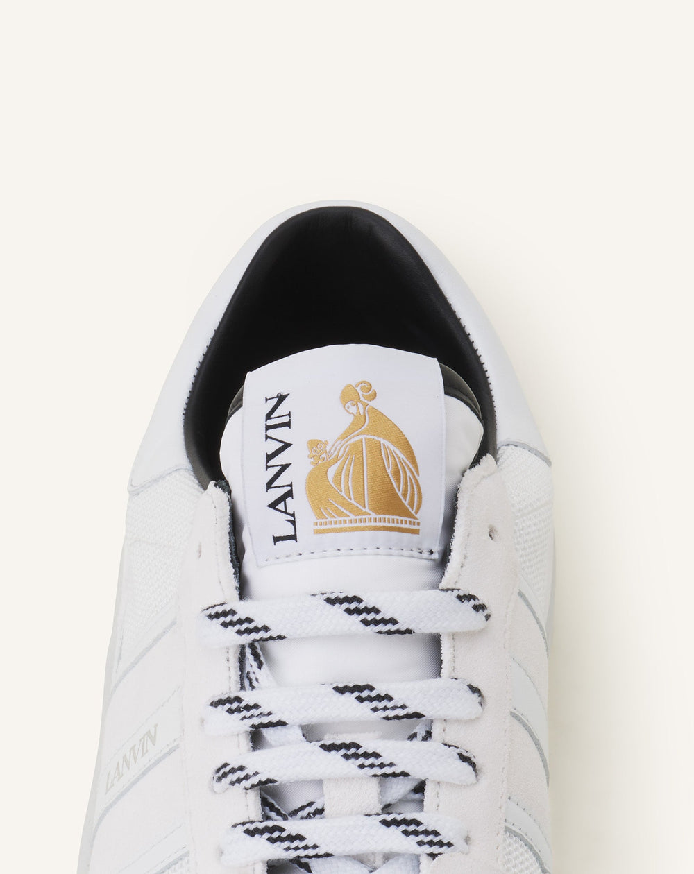 White Clay Mesh Sneakers