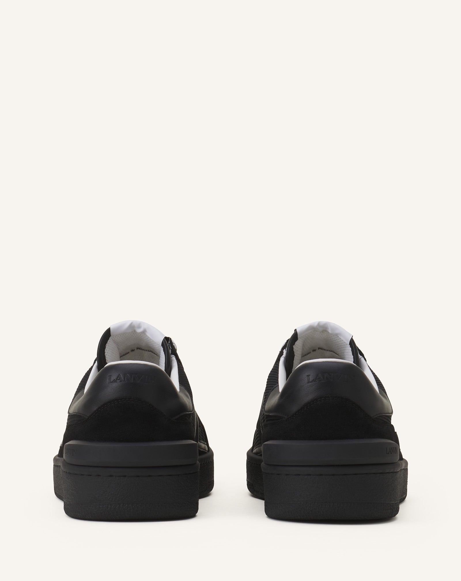 Black Clay Mesh Sneakers