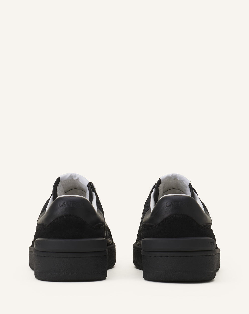 Black Clay Mesh Sneakers