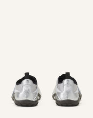 Sneaker Lnv1 En Cuir Metallise Froisse Black