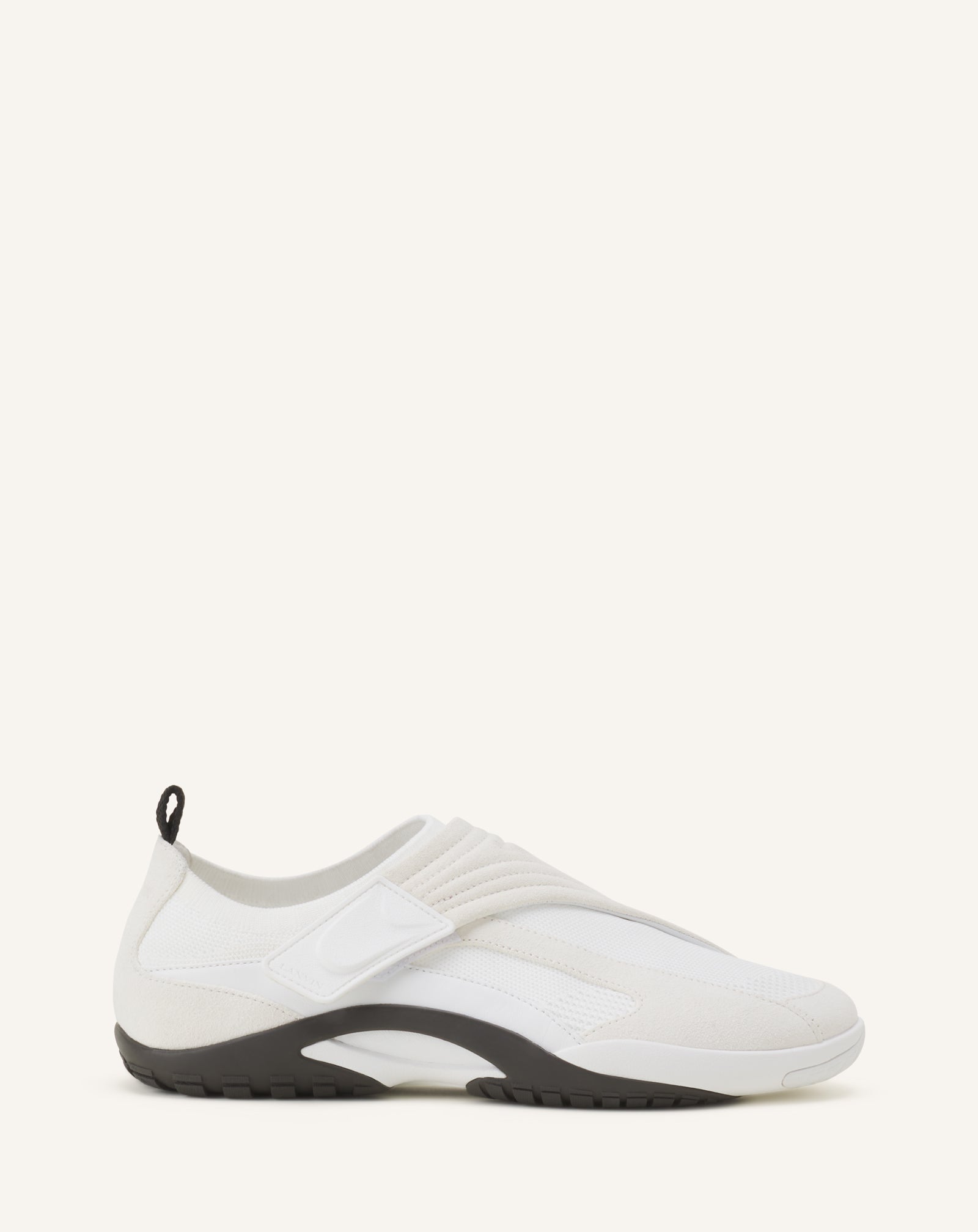 Sneaker Lnv1 En Suede Tricote White