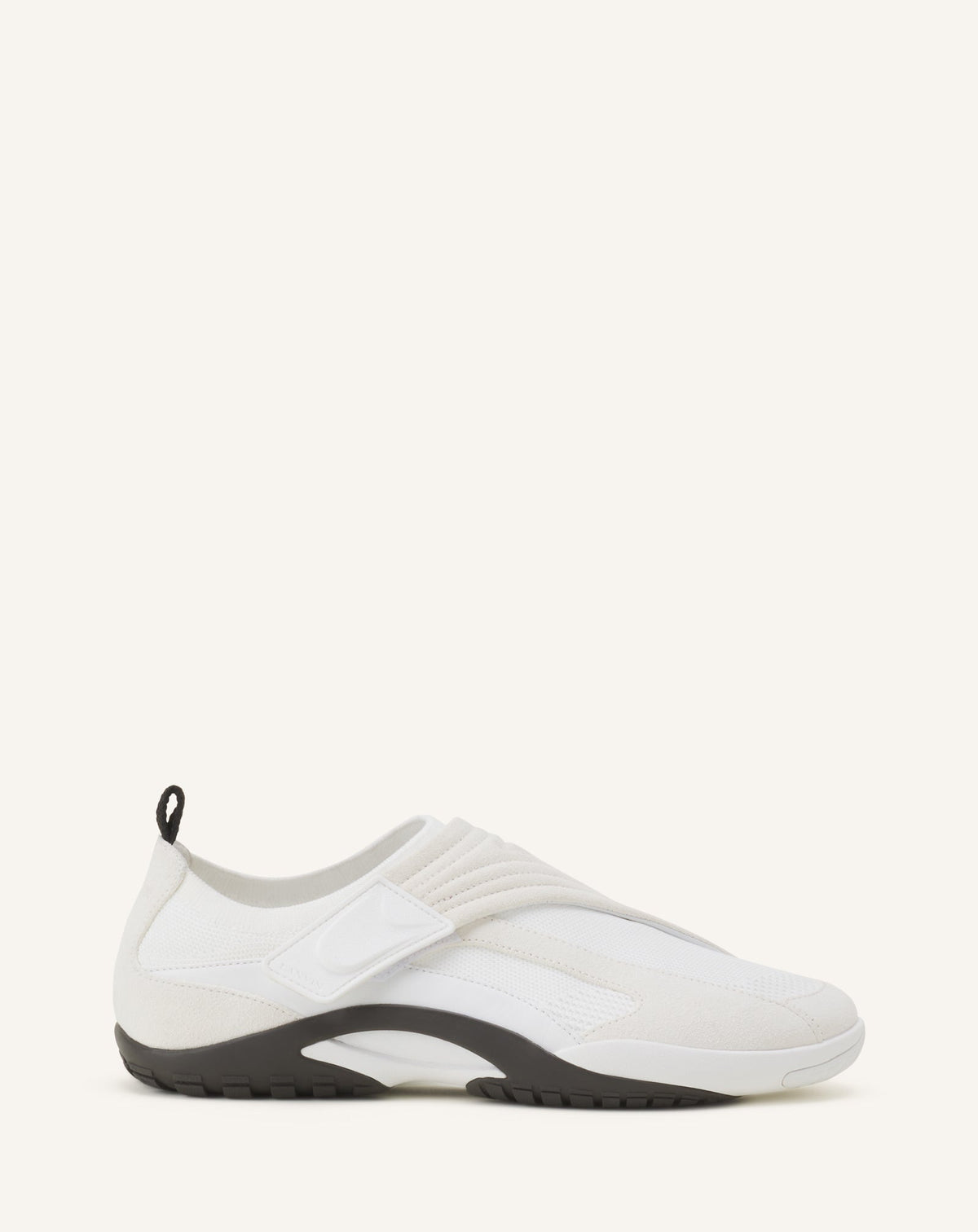 Sneaker Lnv1 En Suede Tricote White