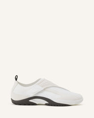 Sneaker Lnv1 En Suede Tricote White