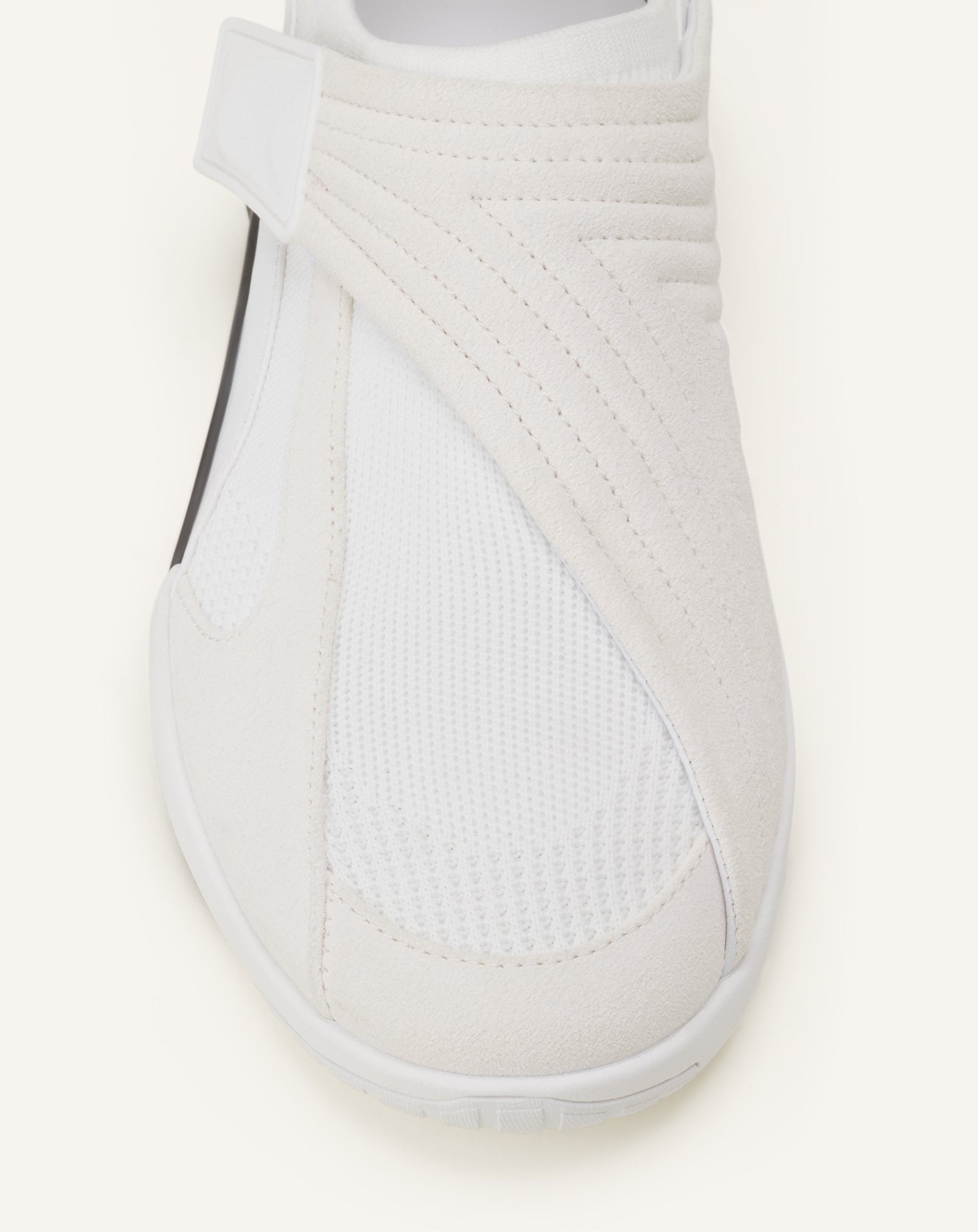 Sneaker Lnv1 En Suede Tricote White
