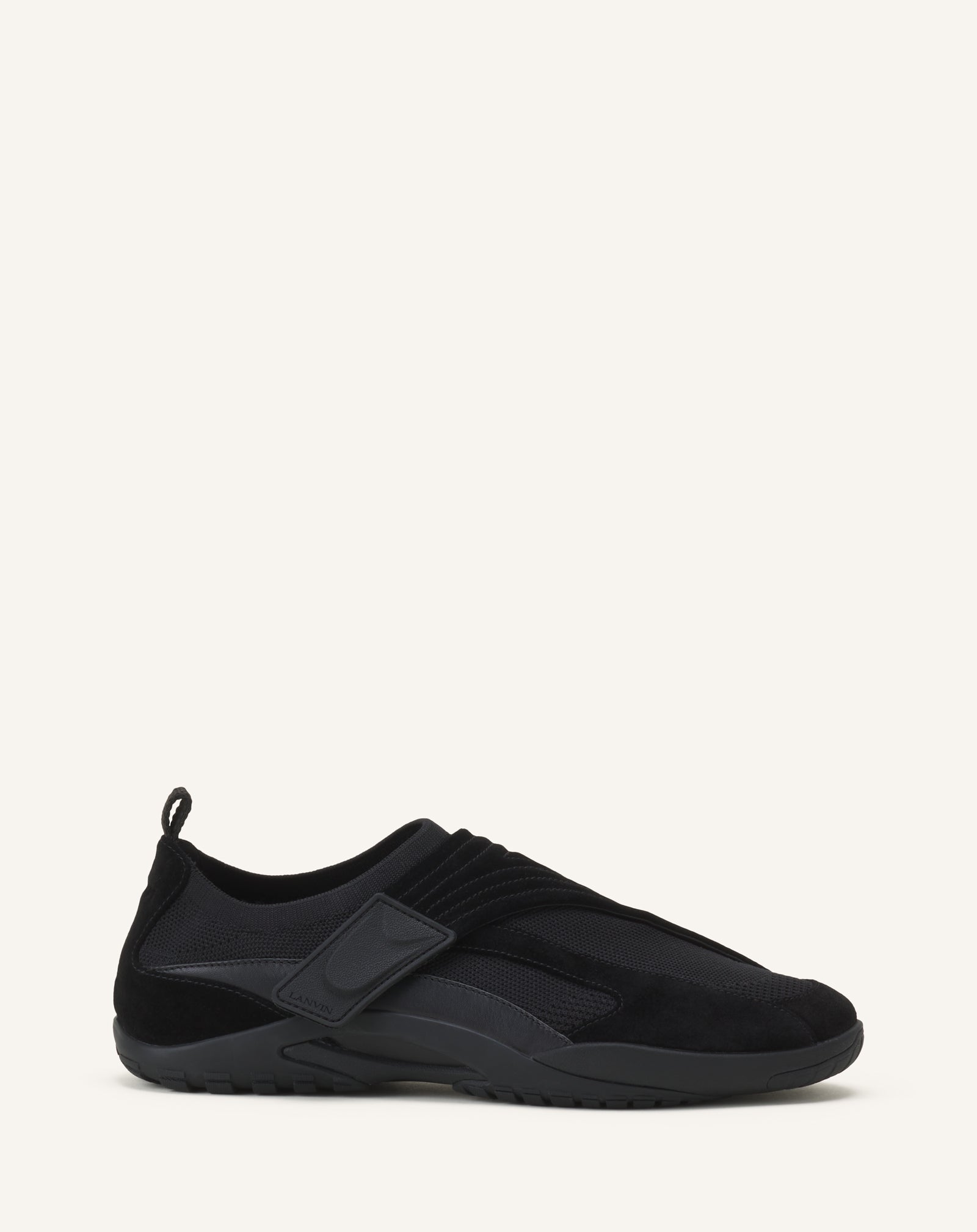 Sneaker Lnv1 En Suede Tricote Black