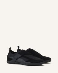 Sneaker Lnv1 En Suede Tricote Black