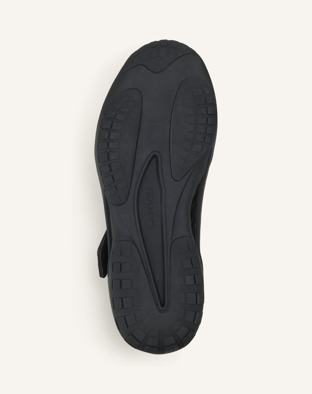 Sneaker Lnv1 En Suede Tricote Black