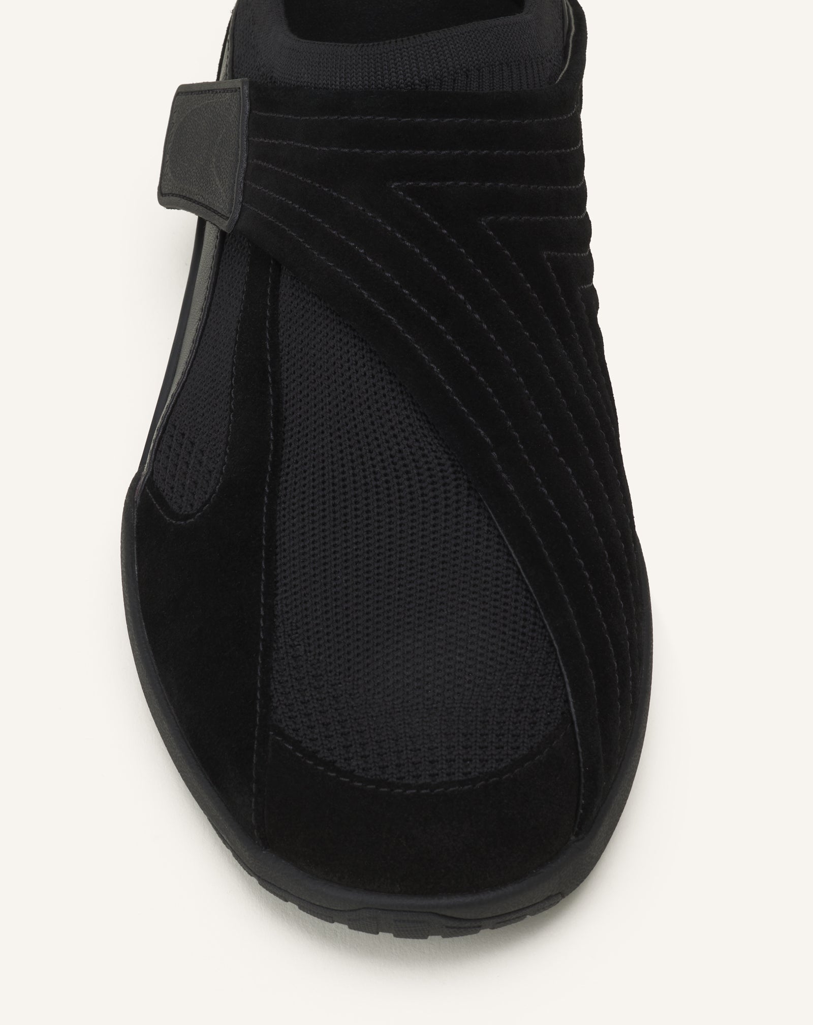 Sneaker Lnv1 En Suede Tricote Black