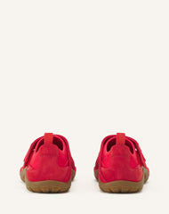 Sneaker Lnv1 En Suede Tricote Red